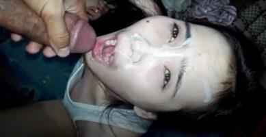 mangap sayang aku mau crot