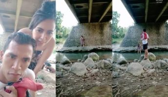 Mbak Devi Siaran Langsung Mandi di Sungai